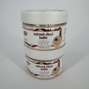 Dove Limited Edition Holiday Treats SPICED CHAI LATTE Body‎ Scrub 10.5oz 2 Pack